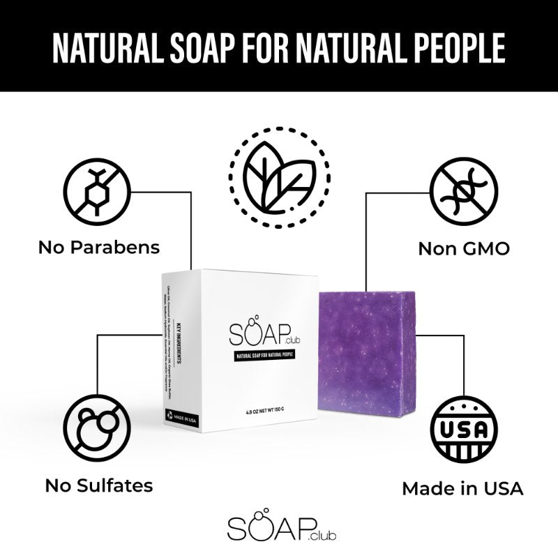 Purple Haze made in USA  perfectly natural soap