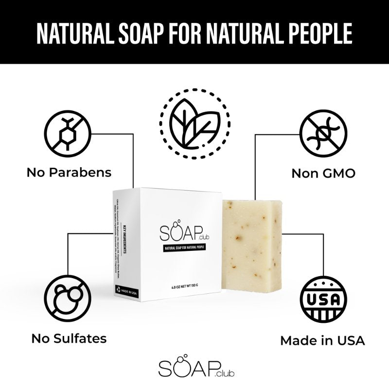 Seaside Breeze made in USA  perfectly natural soap